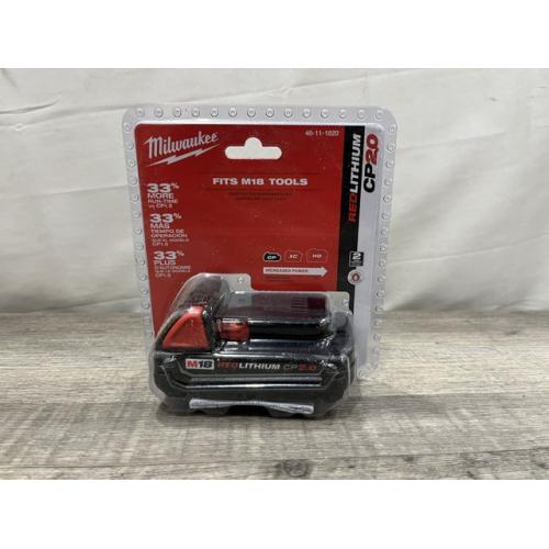 NEW - Milwaukee 18V Lithium 2.0 Battery Pack