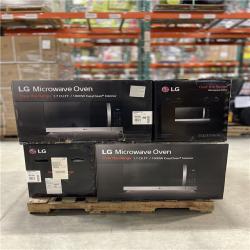 DALLAS LOCATION- NEW!- LG 1.7 cu. ft. 30 in. Width Over-the-Range Microwave with EasyClean in Stainless Steel (6 UNITS)