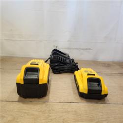 AS-IS- DEWALT 20V MAX Lithium-Ion Battery Kit with 5.0Ah and 2.0Ah Battery and Charger