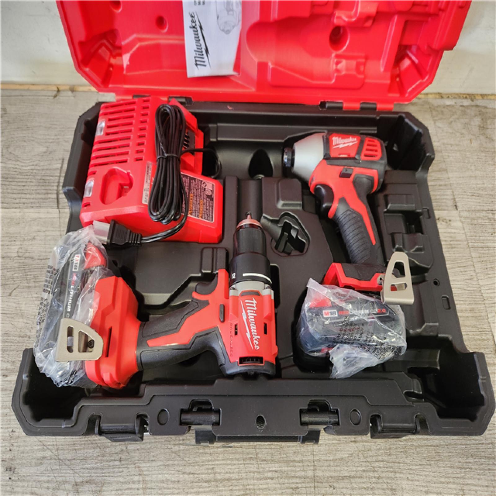 Phoenix NEW Milwaukee M18 FUEL 18V Lithium-Ion Brushless Cordless Hammer Drill and Impact Driver Combo Kit (2-Tool) with 2 Batteries