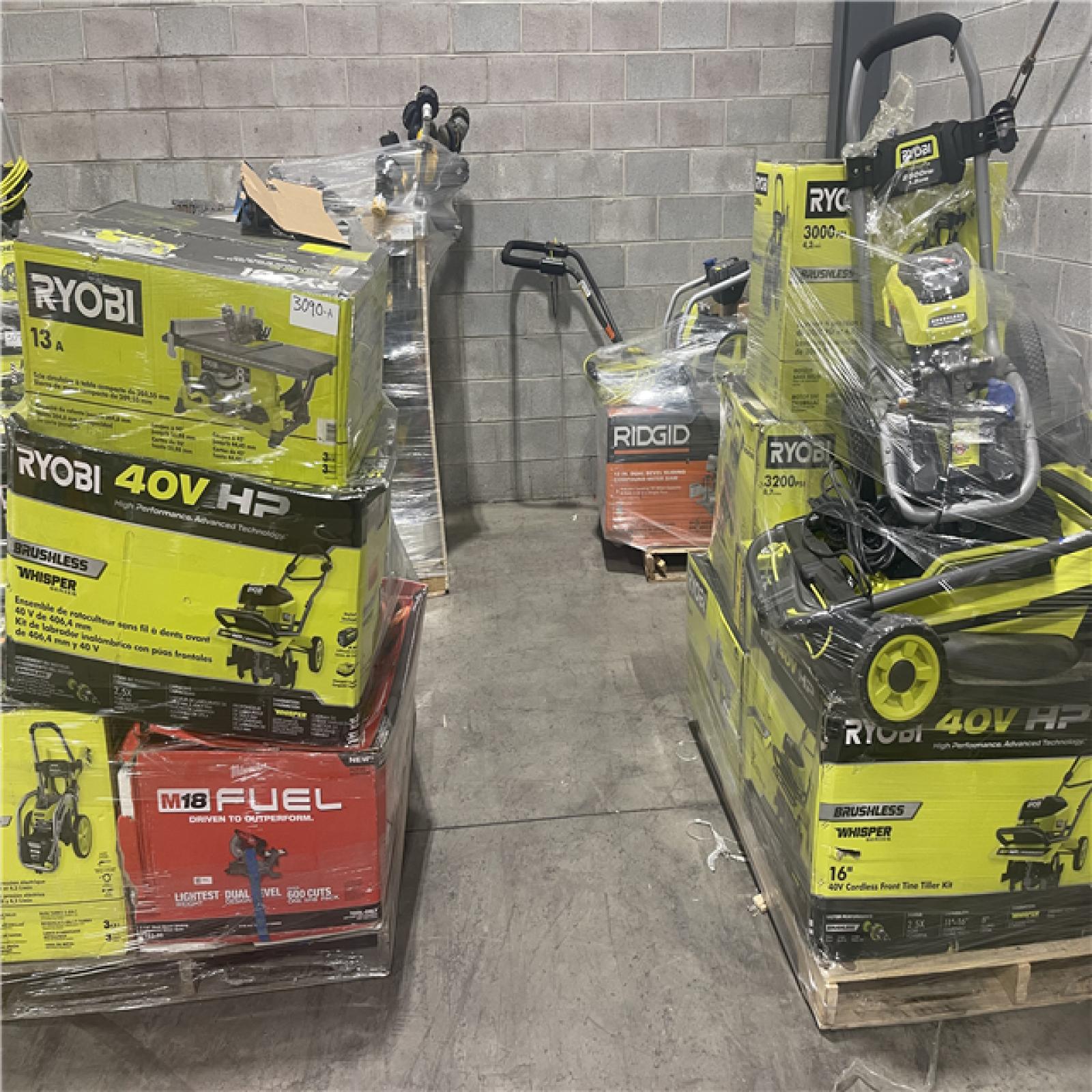 Pittston Location As-Is Power Tools Partial Truckload (9 pallets) 3090-A