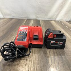AS-IS Milwaukee 18-Volt Lithium-Ion XC Starter Kit with One 5.0Ah Battery and Charger