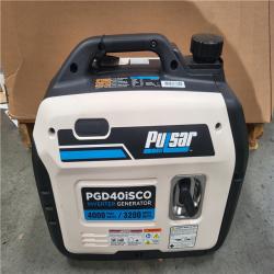 CALIFORNIA AS-IS LIKE NEW PULSAR 4000 WATT PORTABLE INVERTER GENERATOR
