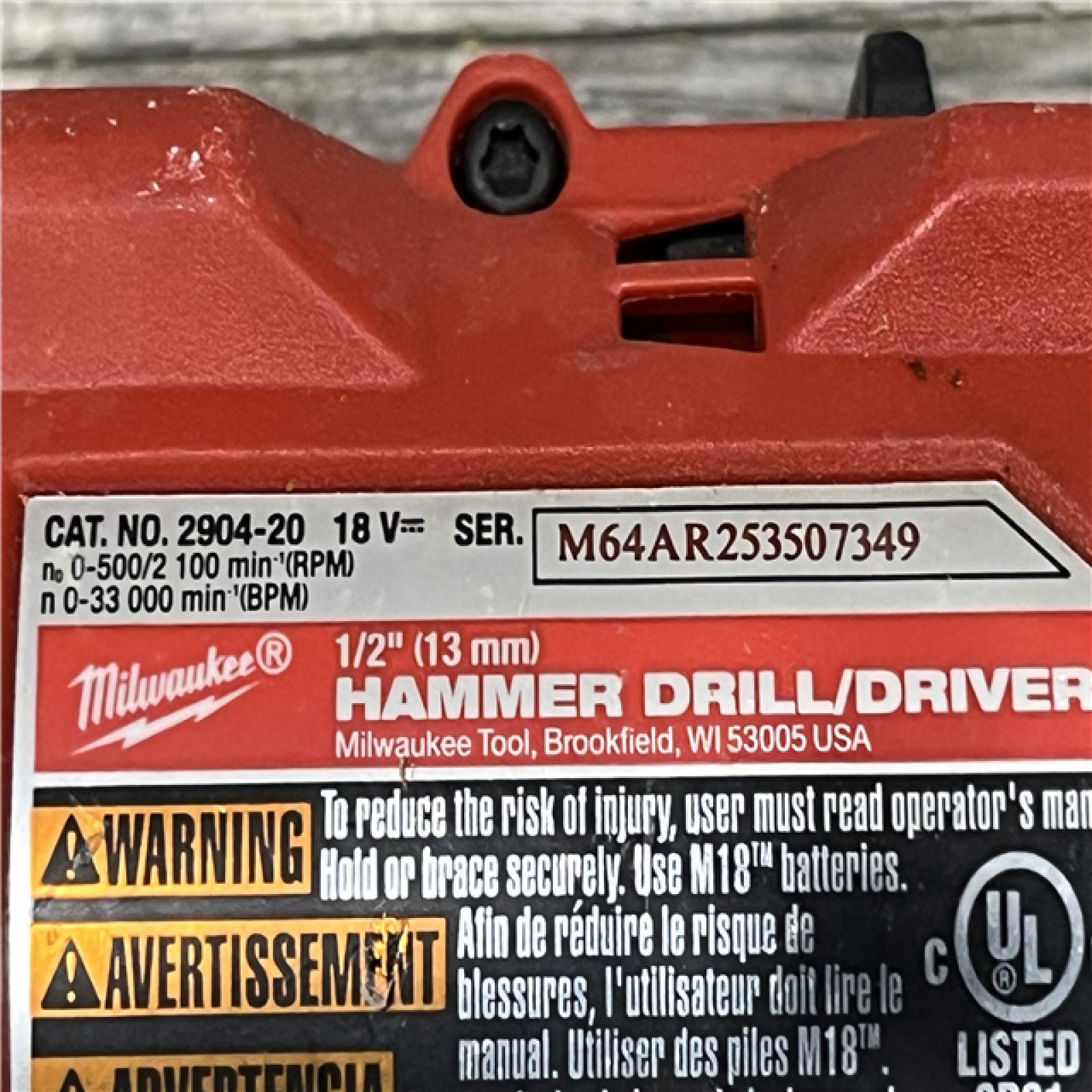 AS-IS Milwaukee FUEL 18V Lithium-Ion Brushless Cordless Hammer Drill and Impact Driver Combo Kit
