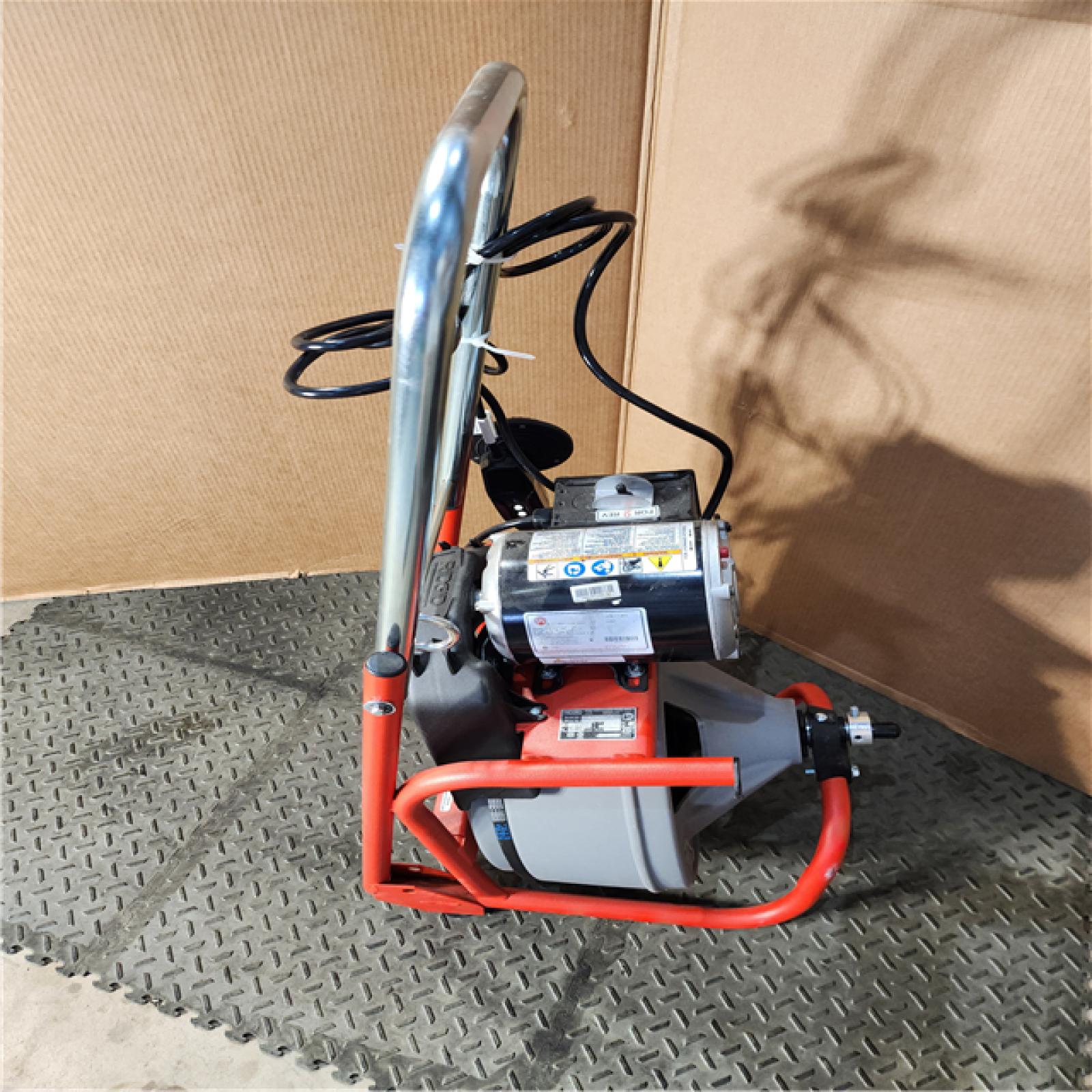 HOUSTON LOCATION - AS-IS RIDGID K-400 Drain Cleaning Snake Auger 120-Volt Drum Machine