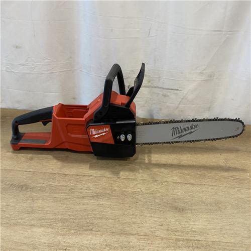 AS-IS Milwaukee FUEL 16 in. 18V Lithium-Ion Brushless Battery Chainsaw (Tool-Only)