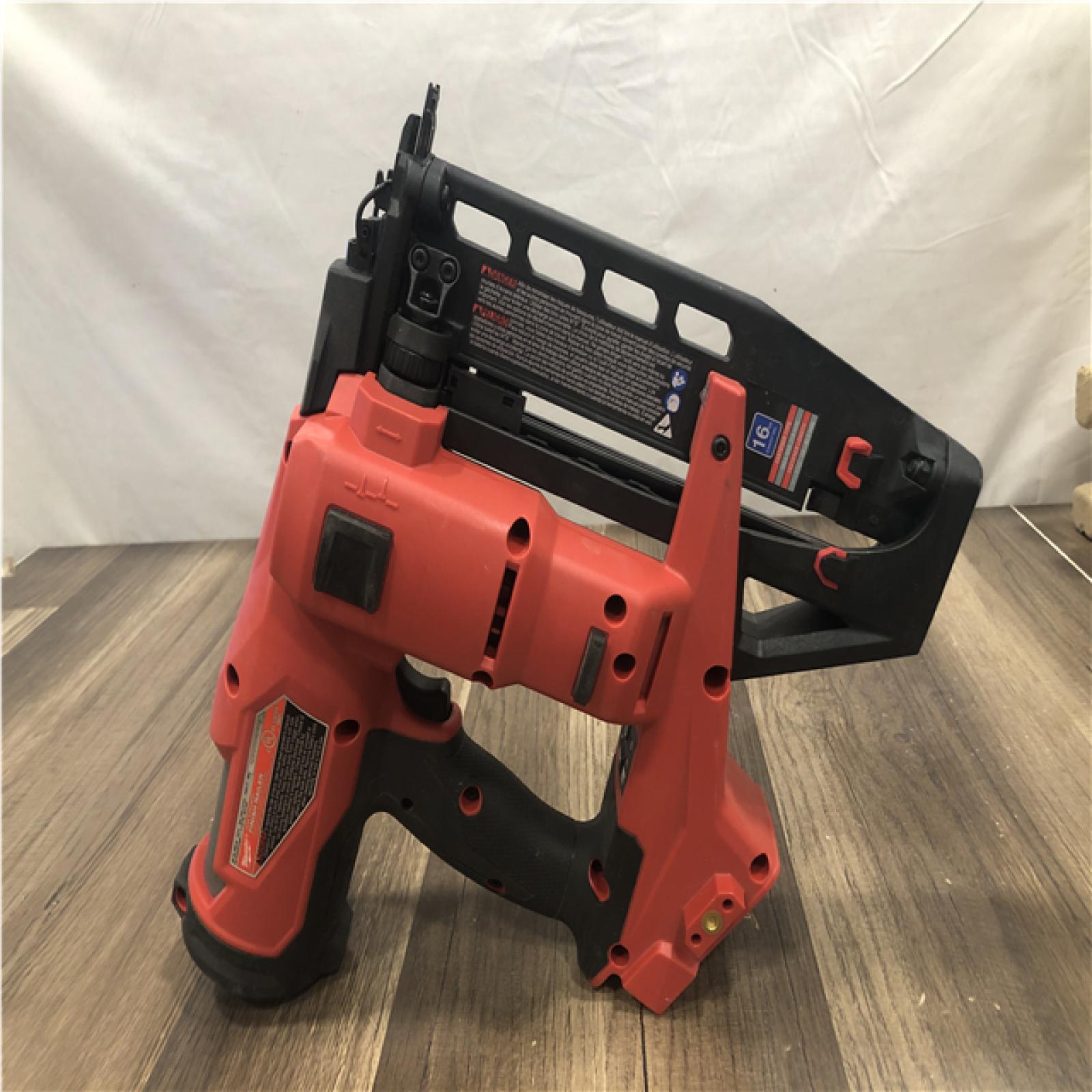 AS-IS Milwaukee FUEL 18-Volt Lithium-Ion Brushless Cordless Gen ll 16-Gauge Straight Finish Nailer (Tool Only)