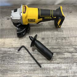 AS-IS DEWALT 20V MAX Cordless Brushless 4-1/2 in. Angle Grinder with Paddle Switch (Tool Only)
