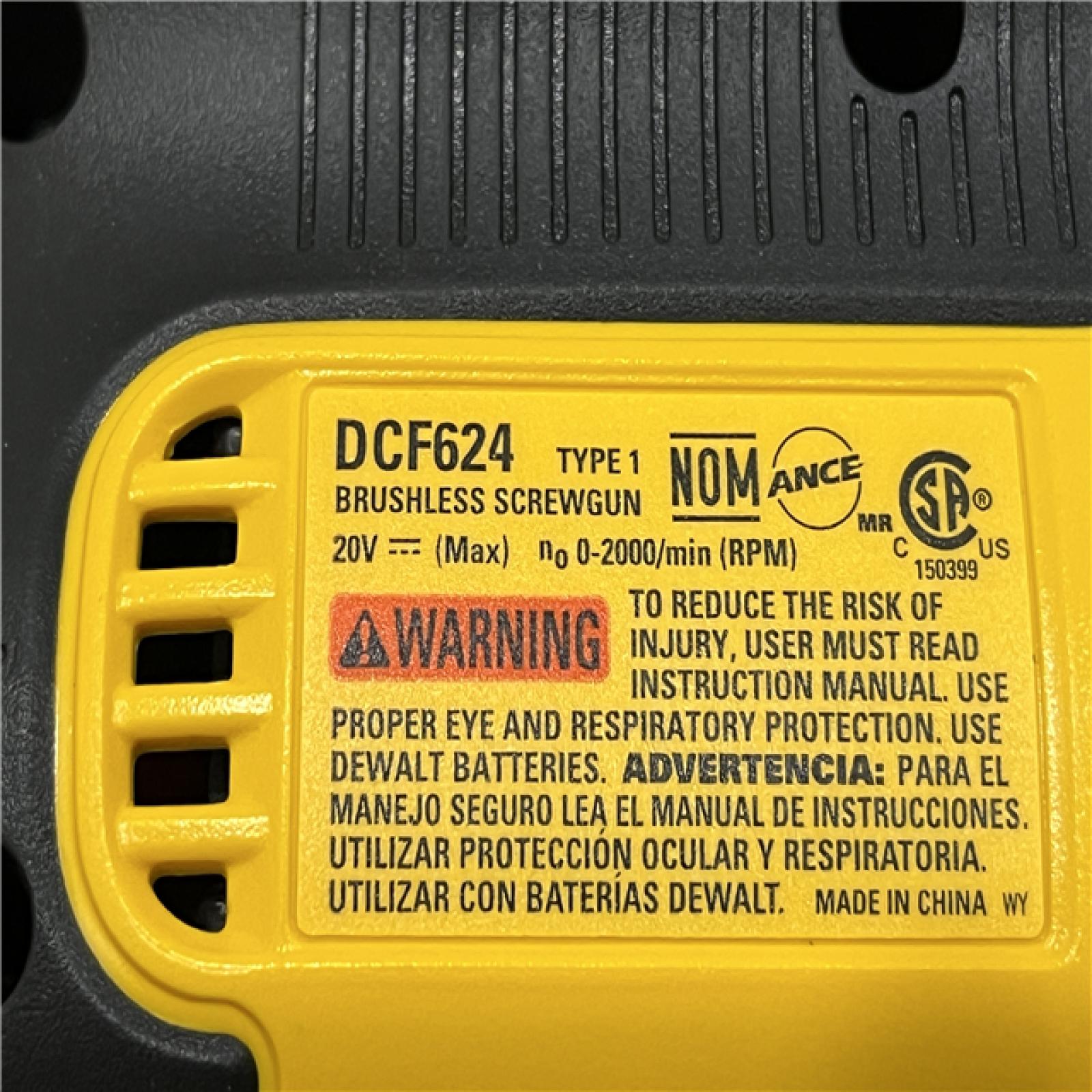AS-IS DEWALT 20V MAX XR Cordless Brushless Drywall Screw Gun Threaded Clutch Housing (Tool Only)