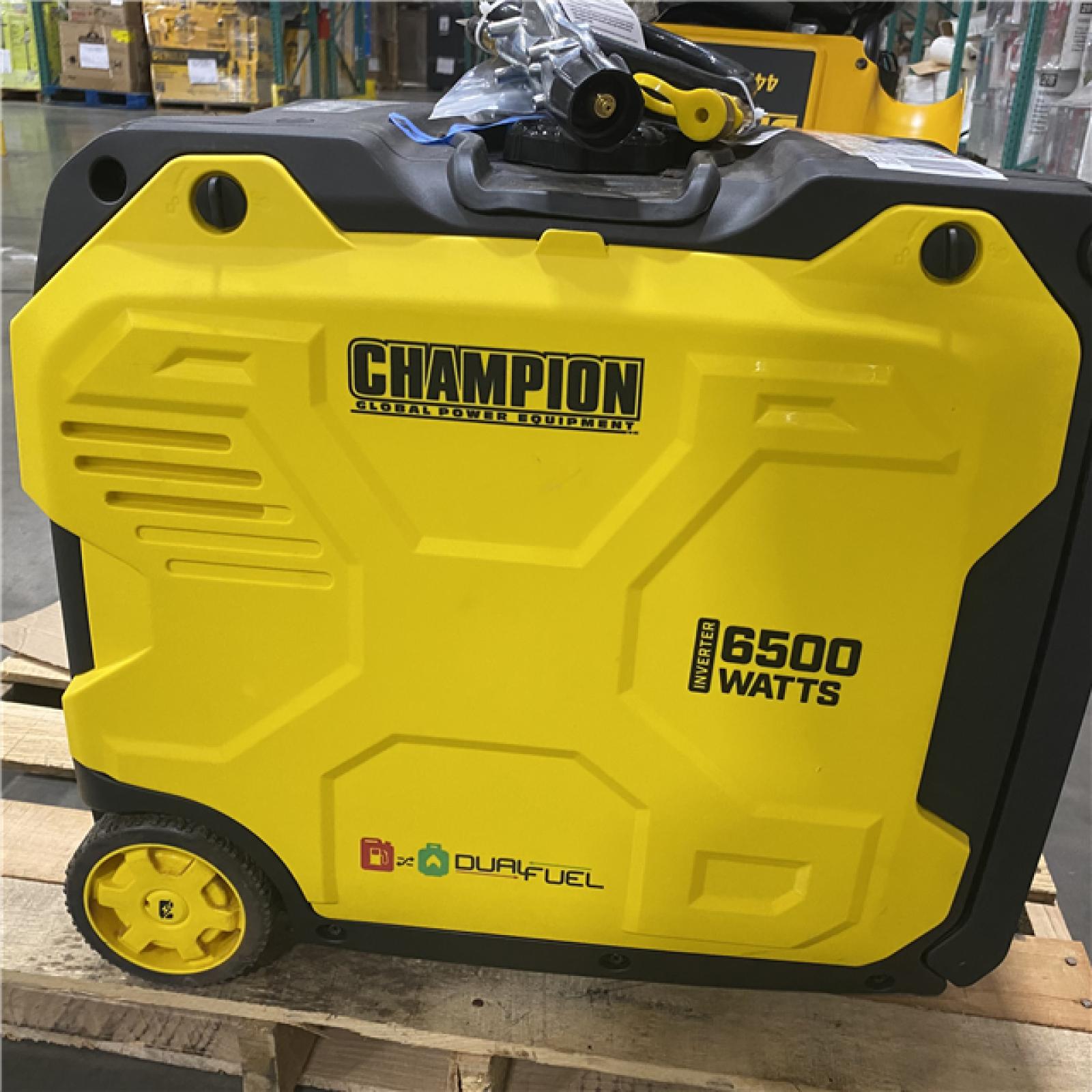 Dallas Location - As-Is Champion 201532 6500W Dual Fuel Inverter Generator