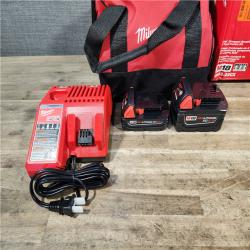 HOUSTON LOCATION - AS-IS M18 18-Volt Lithium-Ion Brushless Cordless Compact Hammer Drill/Impact Combo Kit (2-Tool) with (2) Batteries  Bag