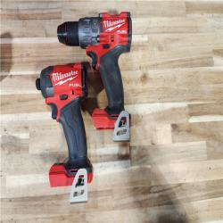 HOUSTON LOCATION - AS-IS Milwaukee  FUEL 18V Lithium-Ion Brushless Cordless Hammer Drill and Impact Driver Combo Kit