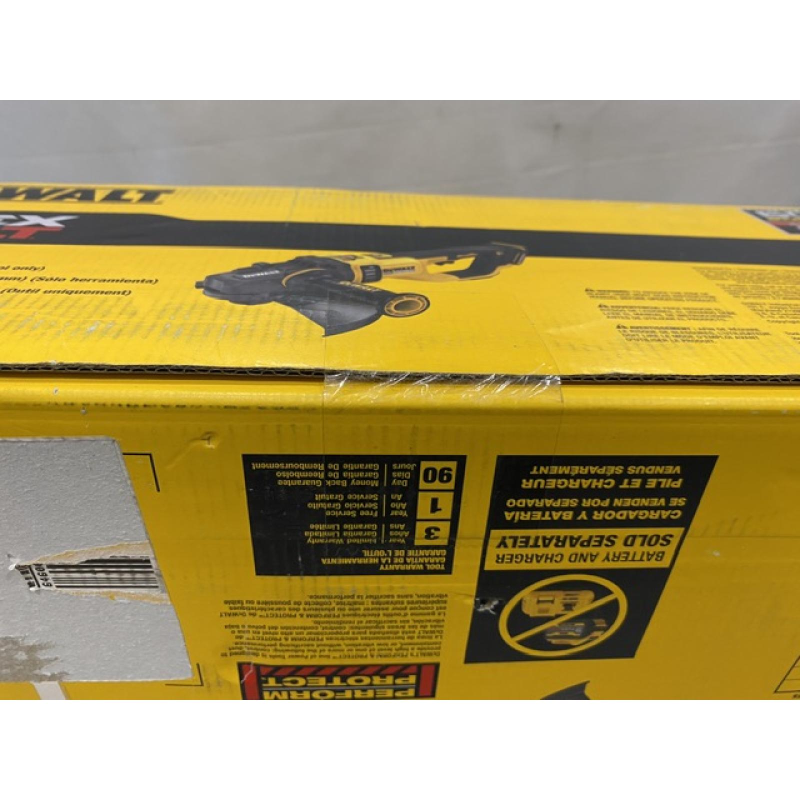 NEW - DEWALT 60-Vol MAX Cordless 7 in.-9 in. Large Angle Grinder (Tool Only)