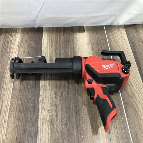 AS-IS Milwaukee 12V Lithium-Ion Cordless 10 oz. Adhesive and Caulk Gun (Tool-Only)