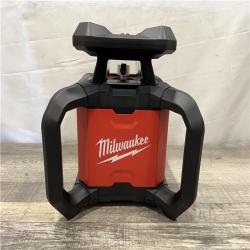AS-IS Milwaukee M18 2000 ft. Red Exterior Rotary Laser Level Kit