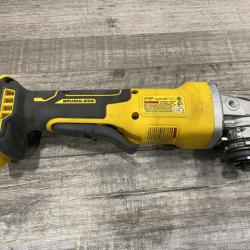 AS-IS DEWALT 20V MAX Cordless Brushless 4-1/2 in. Angle Grinder with Paddle Switch (Tool Only)
