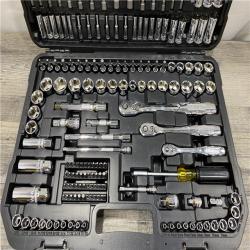LIKE NEW - DEWALT 1/4 in.  3/8 in.  and 1/2 in. Drive Polished Chrome Mechanics Tool Set (200-Piece)