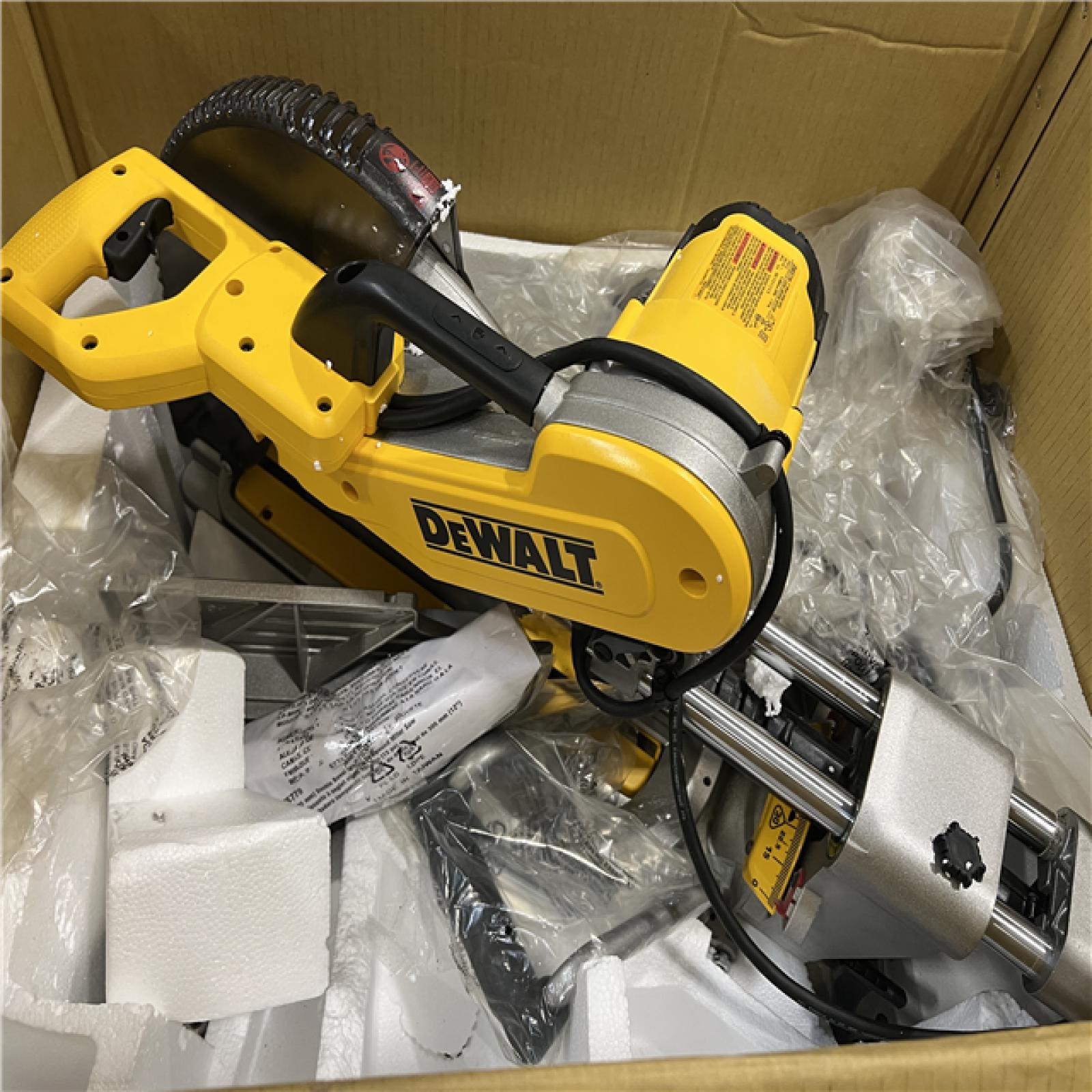AS-IS DEWALT 12-in Dual Bevel Sliding Compound Miter Saw