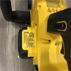 AS-IS DEWALT 20-Volt MAX 12 in. Brushless Cordless Battery Powered Chainsaw Kit