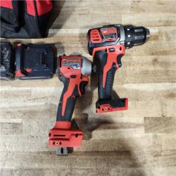 HOUSTON LOCATION - AS - IS Milwaukee 2 Tool Combo Kit W/ (2) Battery & Charger