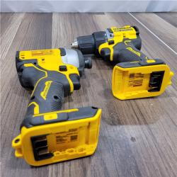 Dewalt DCK225D2 20V MAX ATOMIC Brushless Compact Lithium-Ion 1/2 in. Cordless Drill Driver and 1/4 in. Impact Driver Combo Kit with 2 Batteries 2 Ah
