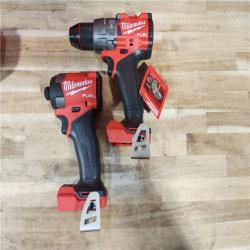 HOUSTON LOCATION - AS-IS (APPEARS LIKE NEW) Milwaukee FUEL 18V Lithium-Ion Brushless Cordless Hammer Drill and Impact Driver Combo Kit