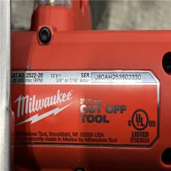 AS-IS Milwaukee FUEL 12V Lithium-Ion Brushless Cordless 3 in. Cut Off Saw (Tool-Only)
