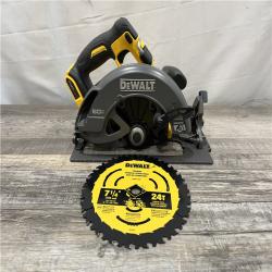 AS-IS DEWALT FLEXVOLT 60V MAX Cordless Brushless 7-1/4 in. Circular Saw with Brake (Tool Only)