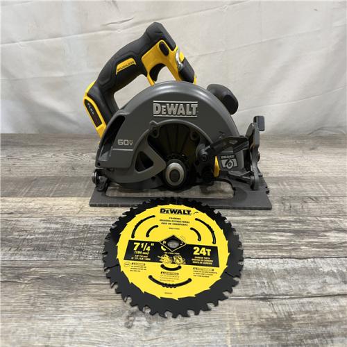 AS-IS DEWALT FLEXVOLT 60V MAX Cordless Brushless 7-1/4 in. Circular Saw with Brake (Tool Only)
