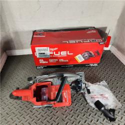 Houston location- AS-IS Milwaukee M18 FUEL Rear Handle 7-1/4 Circular Saw TOOL ONLY
