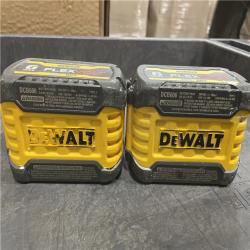 AS-IS DEWALT FLEXVOLT 20-Volt/60-Volt MAX Lithium-Ion 6.0Ah Battery Pack (2-Pack)