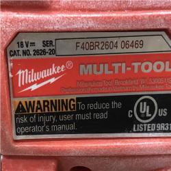 AS-IS Milwaukee 18V Lithium-Ion Cordless Oscillating Multi-Tool (Tool-Only)