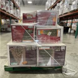 DALLAS LOCATION- AS-IS ASSORTED CHRISTMAS TREES PALLET