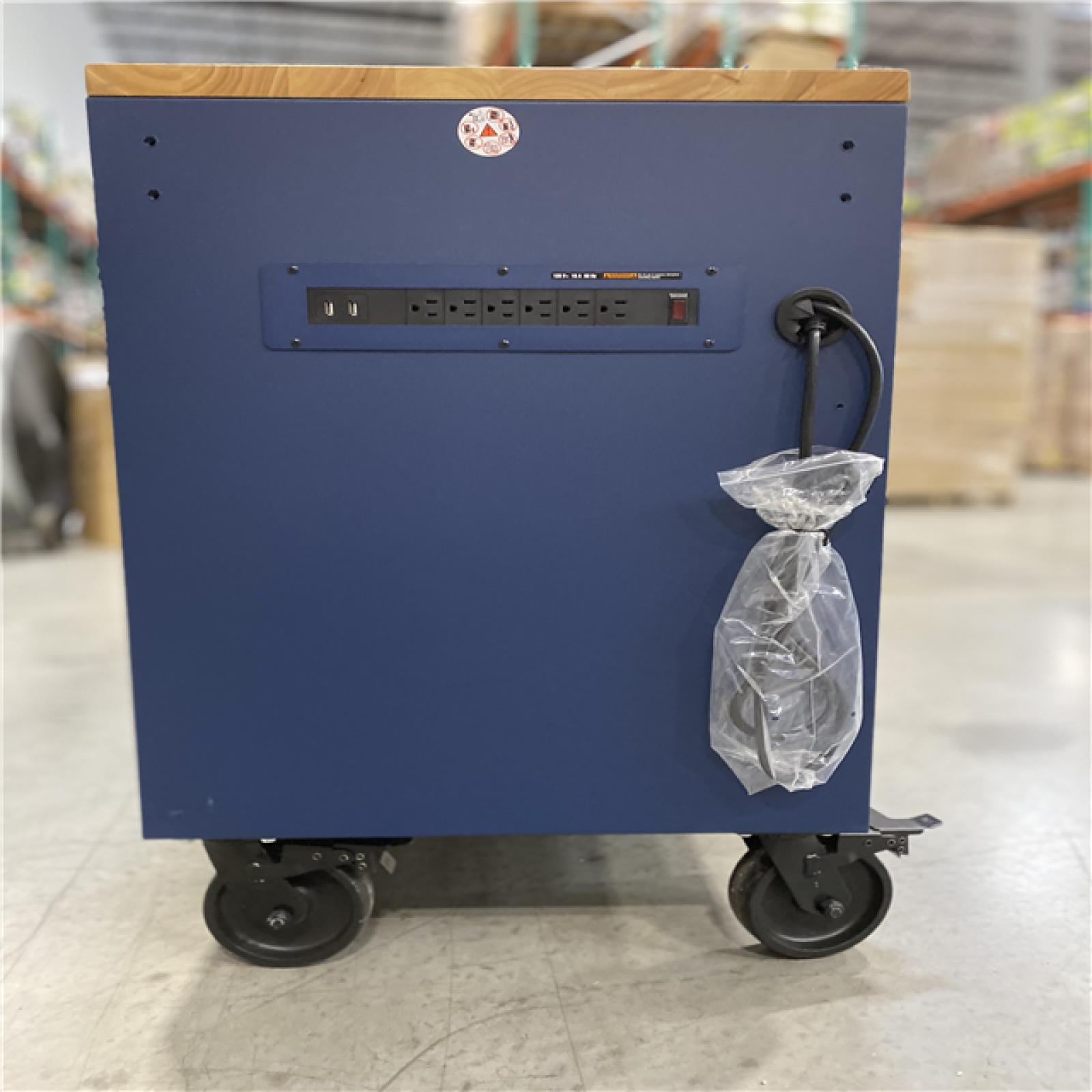 DALLAS LOCATION Husky Tool Storage Heavy Duty 84 in. W Matte Blue