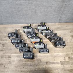 HOUSTON LOCATION - AS-IS RYOBI BATTERY PACK QTY - 15