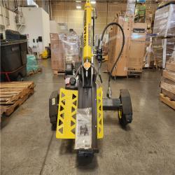 Phoenix Location AS-IS Champion Power Equipment 27 Ton 224 cc Gas Powered Hydraulic Wood Log Splitter w/Vertical/Horizontal Operation and Auto Return-with Hydraulic Oil