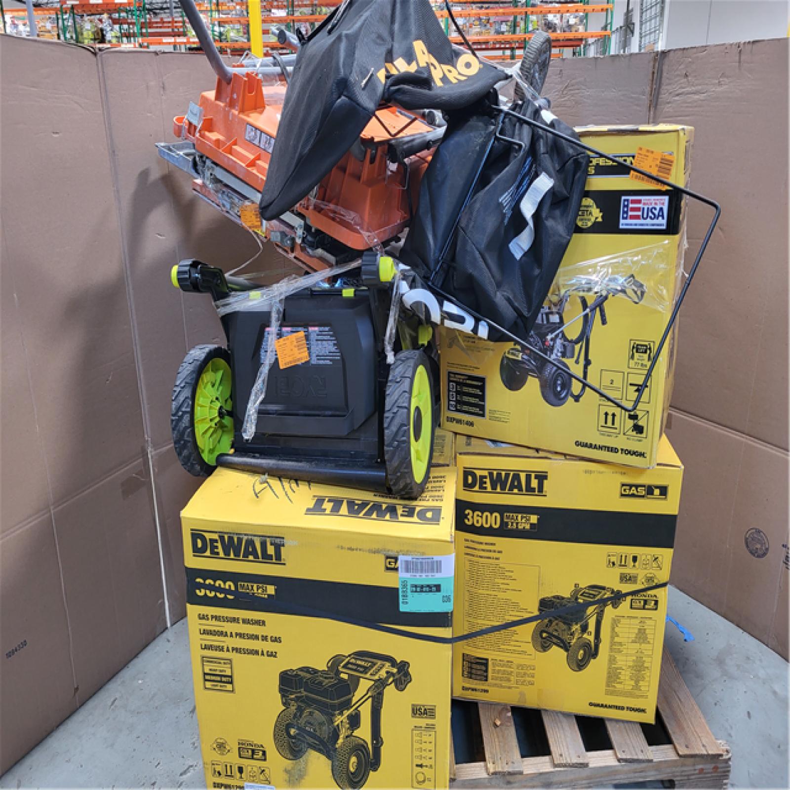 CALIFORNIA AS-IS OUTDOOR POWER EQUIPMENT