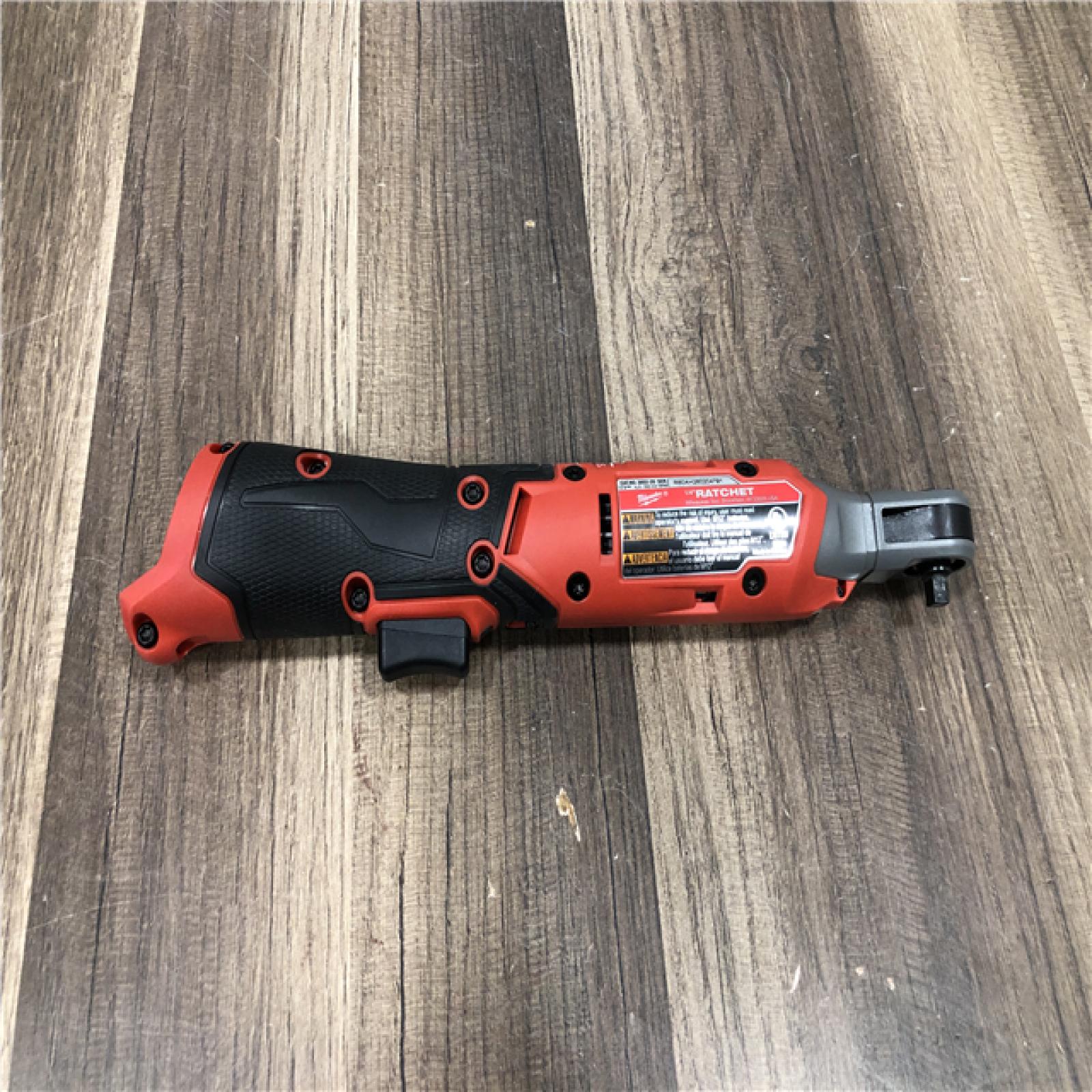 AS-IS Milwaukee  FUEL 12V Lithium-Ion Compact 1/4 in. Cordless Ratchet (Tool-Only)