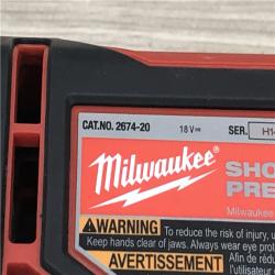 AS-IS Milwaukee M18 18V Lithium-Ion Cordless Short Throw Press Tool Kit