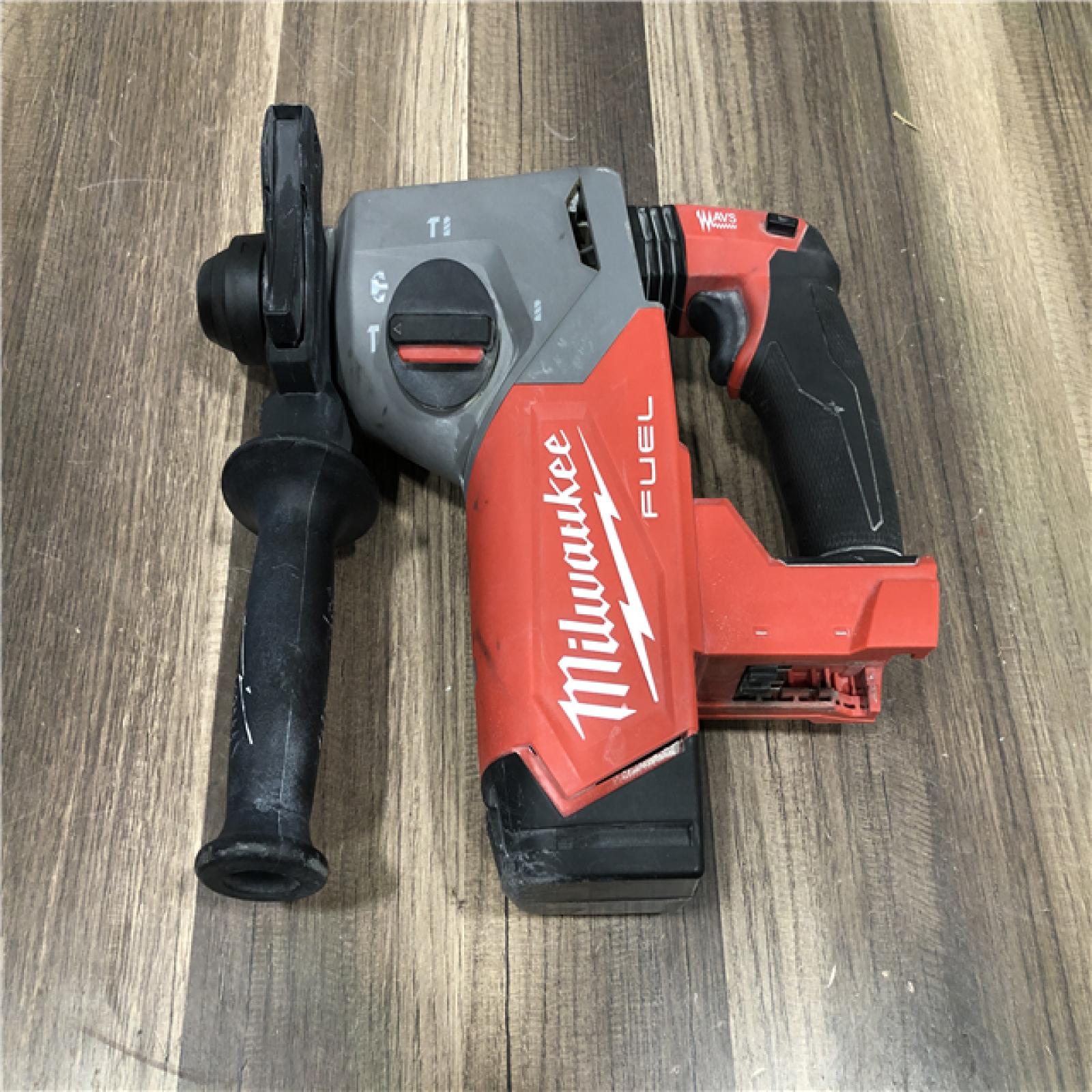 AS-IS Milwaukee FUEL 18V Lithium-Ion Brushless Cordless 1 in. SDS-Plus Rotary Hammer (Tool-Only)