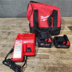 HOUSTON LOCATION - AS-IS M18 18-Volt Lithium-Ion Brushless Cordless Compact Hammer Drill/Impact Combo Kit (2-Tool) with (2) Batteries  Bag