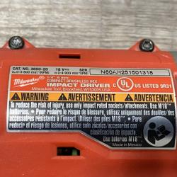 AS-IS Milwaukee 18V Lithium-Ion Brushless Cordless Compact Drill/Impact Combo Kit