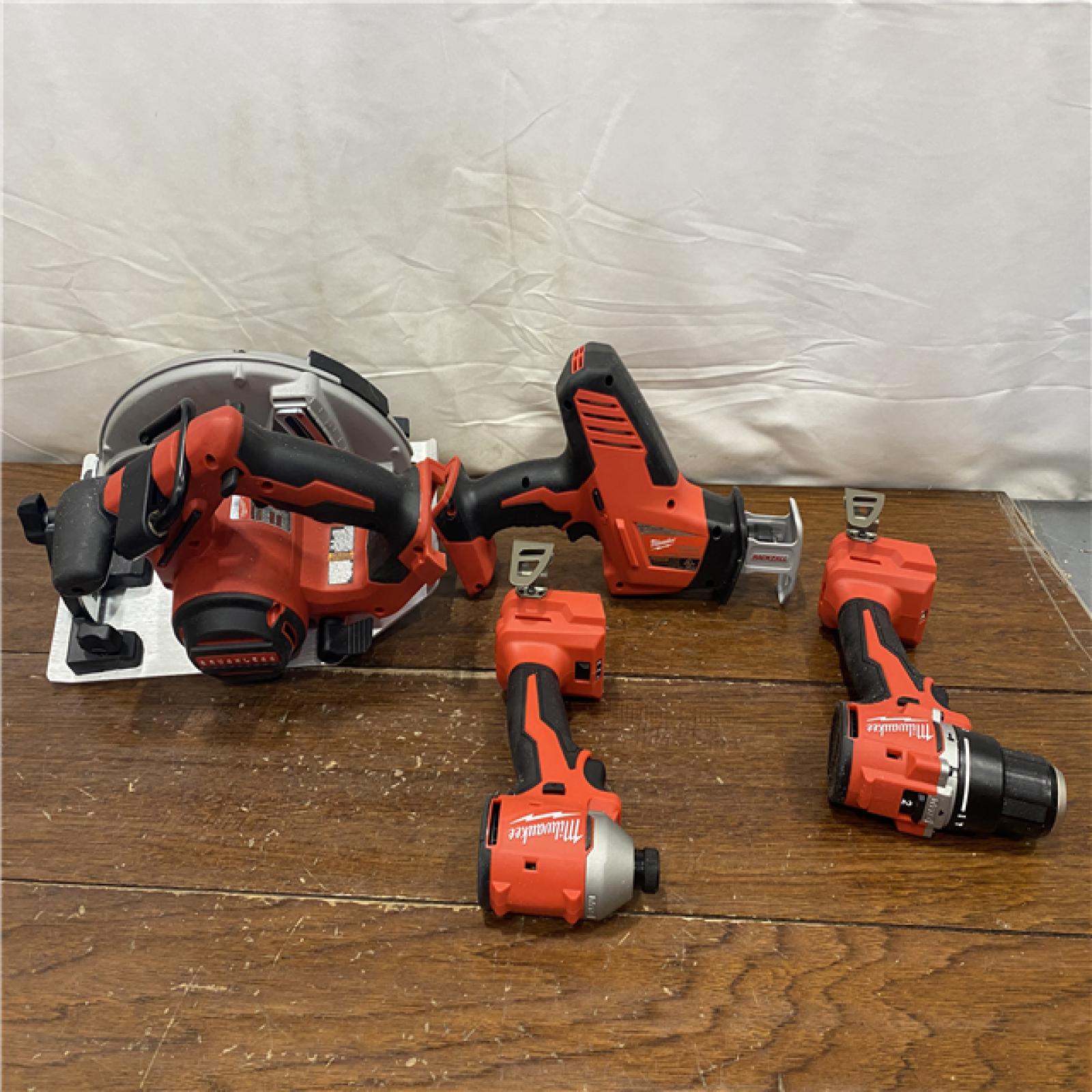 AS-IS Milwaukee M18 4 Tool Combo Kit