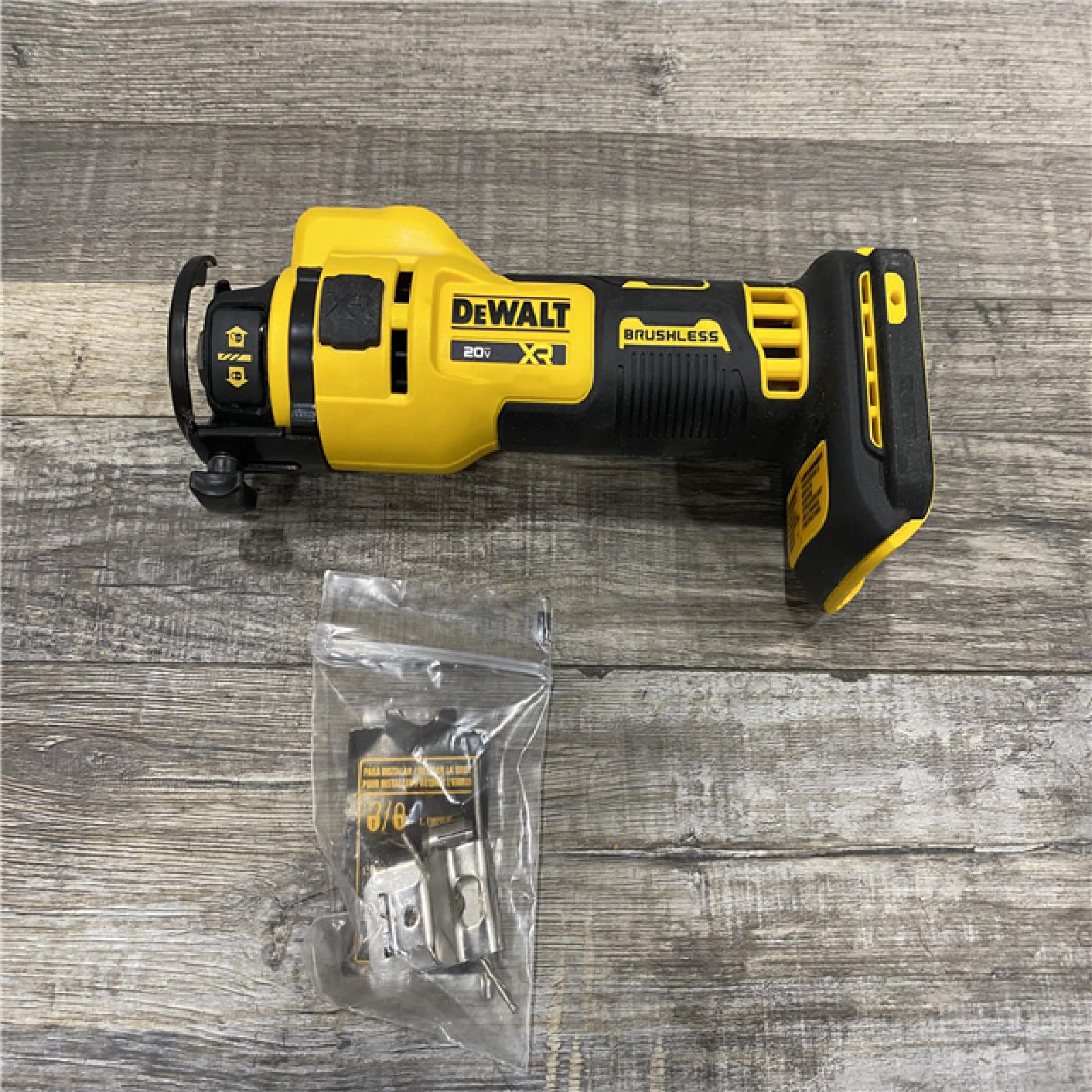 AS-IS DEWALT XR 20V Lithium-Ion Cordless Rotary Drywall Cut-Out Tool (Tool Only)