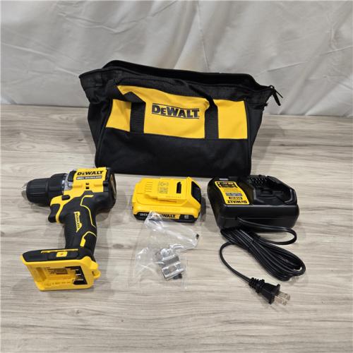 AS-IS DEWALT ATOMIC COMPACT SERIES 20V MAX* Cordless 1/2 Drill/Driver Kit