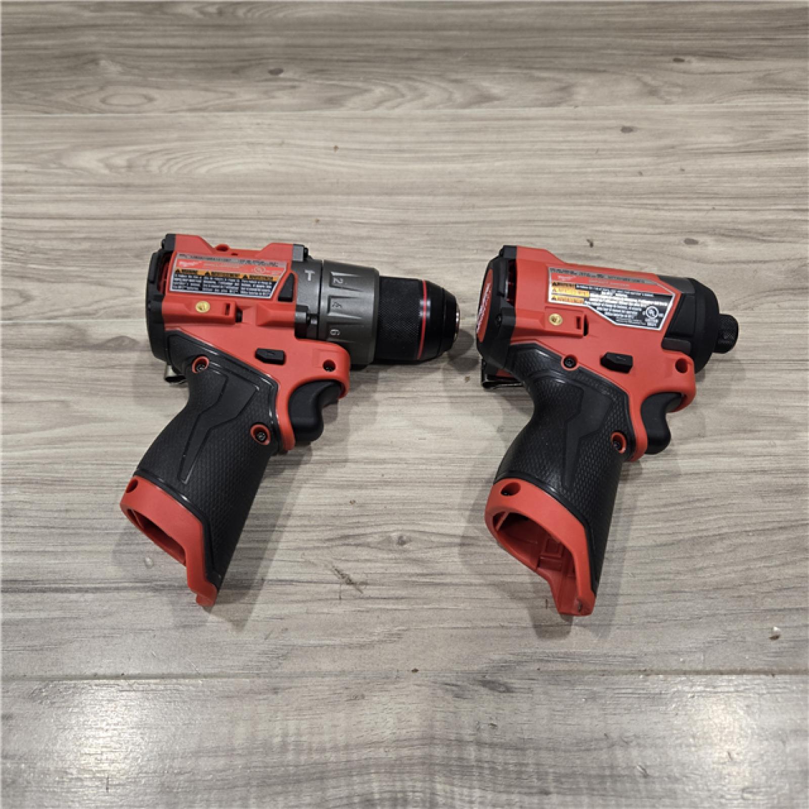 AS-IS Milwaukee 3497-22 12V Hammer Drill and Impact Driver Combo Kit