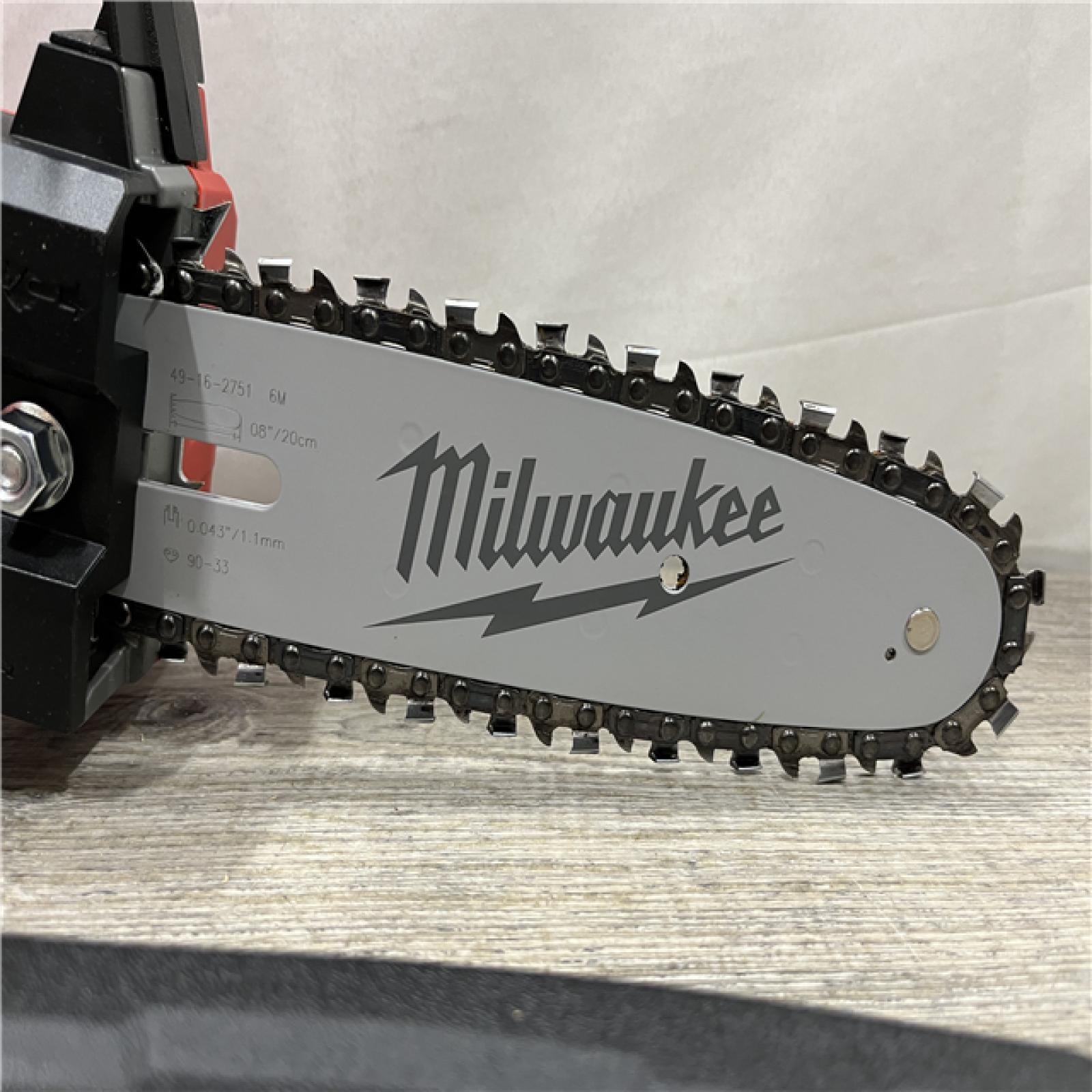 AS-IS Milwaukee FUEL 18V Lithium-Ion Brushless Cordless 8 in. HATCHET Pruning Saw (Tool-Only)
