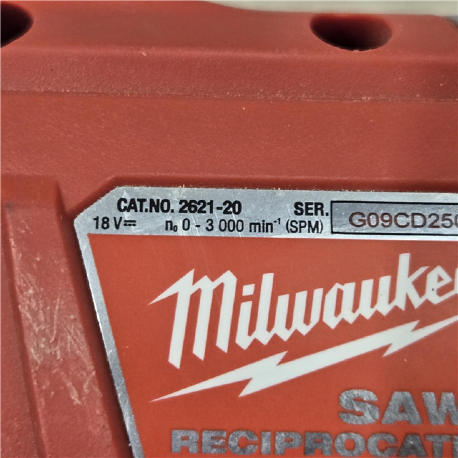 AS-IS Milwaukee  M18 SAWZALL Cordless Reciprocating Saw (Tool Only)