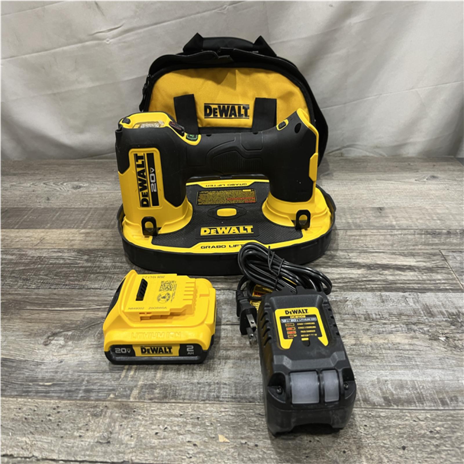 AS-IS DEWALT 20-Volt Max Lithium-Ion Cordless GRABO Lifter Kit