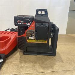 AS-IS Milwaukee 12-Volt Lithium-Ion Cordless Green 250 ft. 3-Plane Laser Level Kit